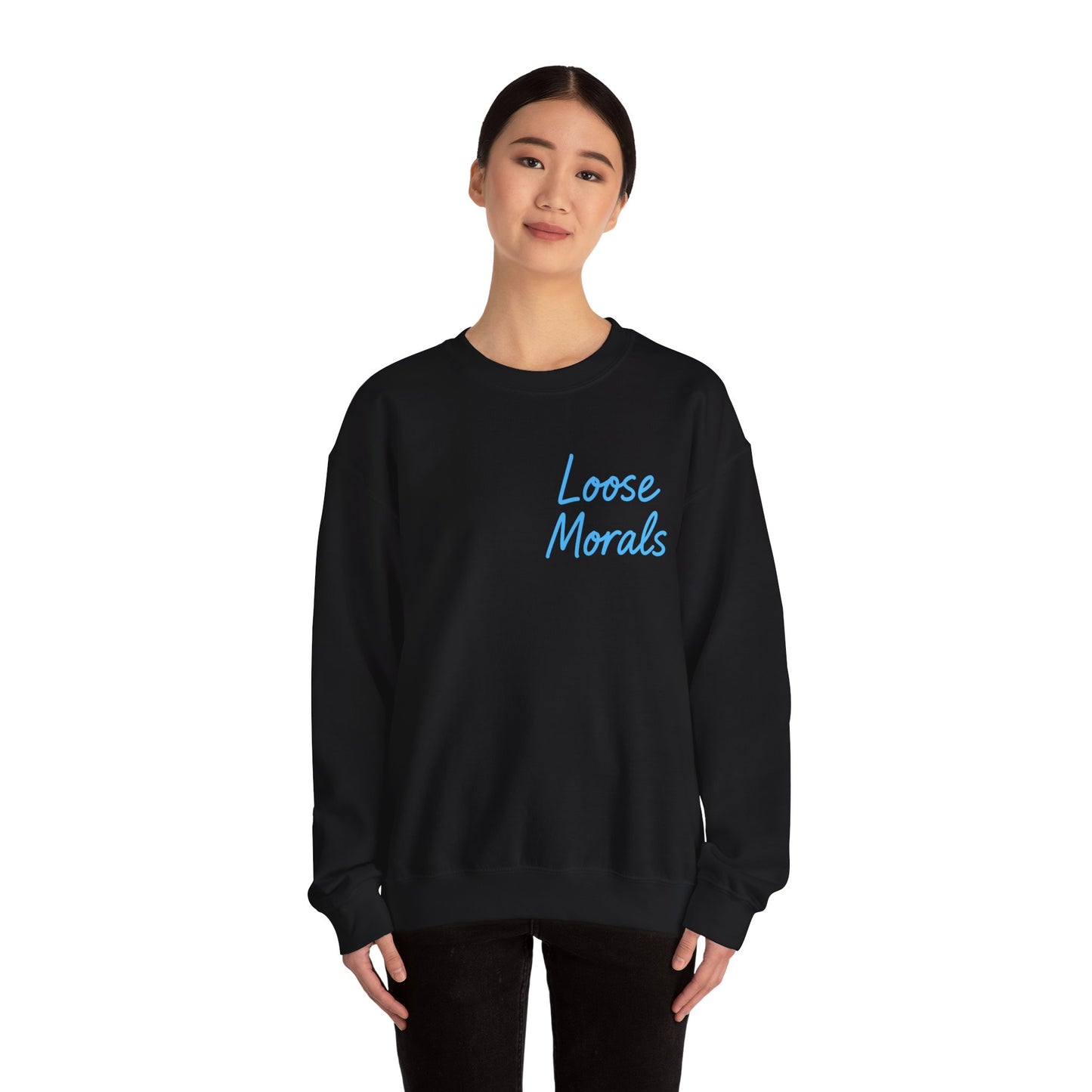Men's Scribbly Loose Morals Crewneck Sweatshirt