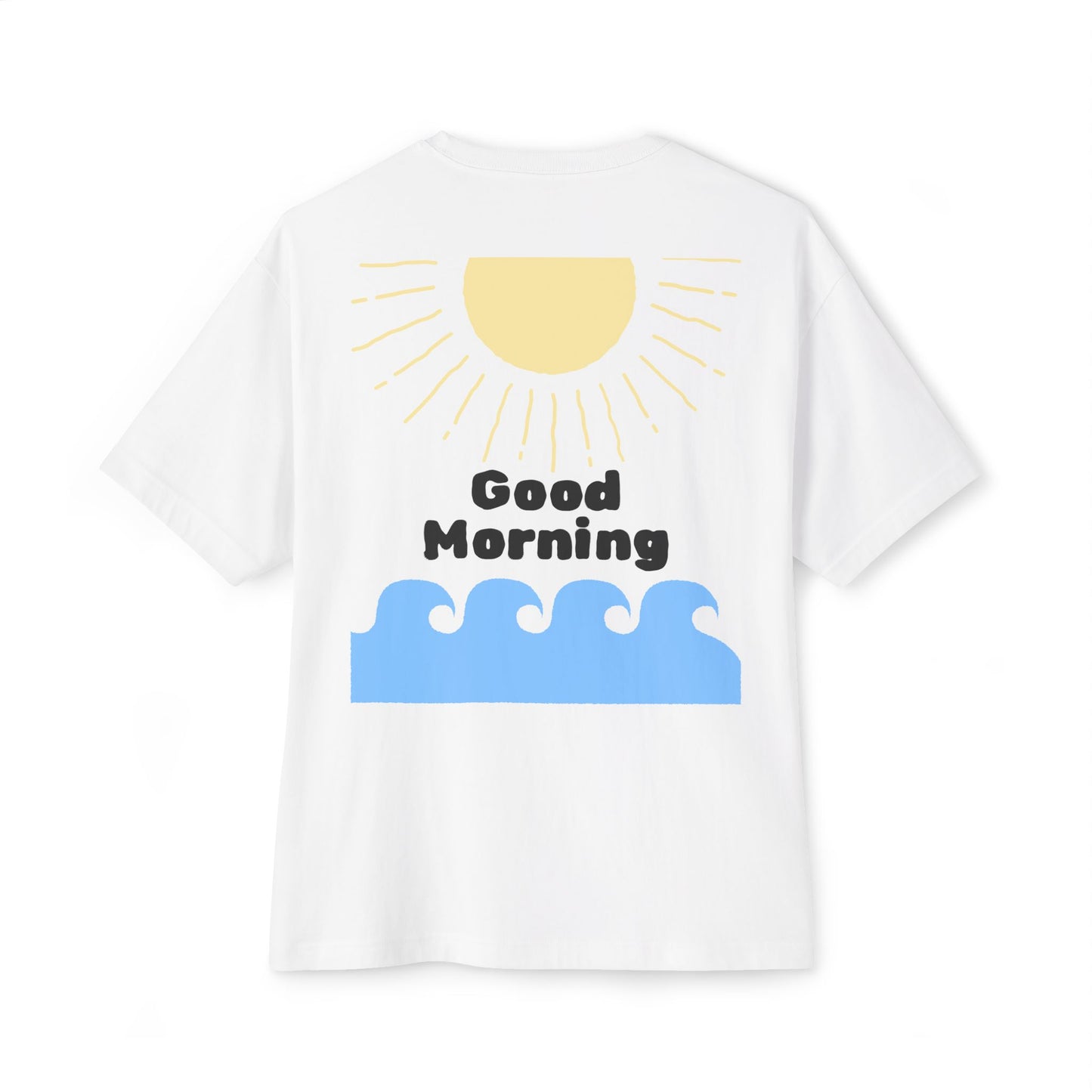 Men's Good Morning oversized T-shirt
