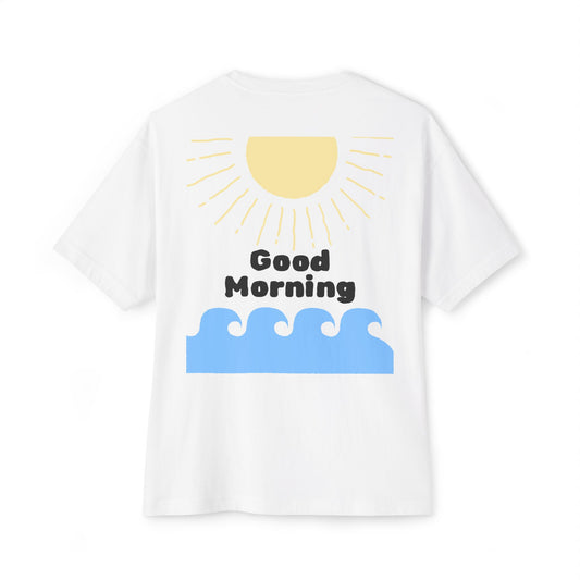 Men's Good Morning oversized T-shirt